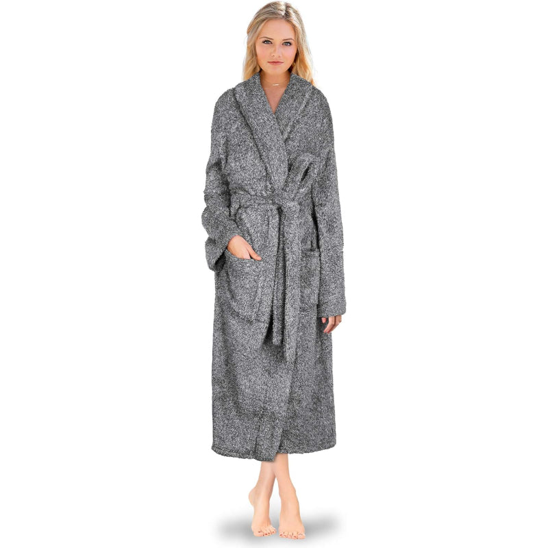 Ultra Soft Fluffy Plush Bathrobe