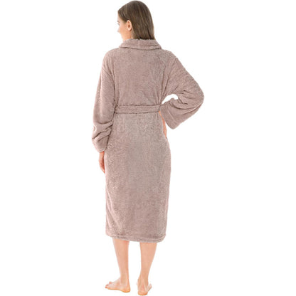 Ultra Soft Fluffy Plush Bathrobe