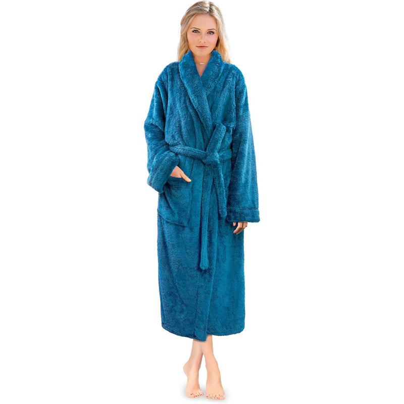 Ultra Soft Fluffy Plush Bathrobe