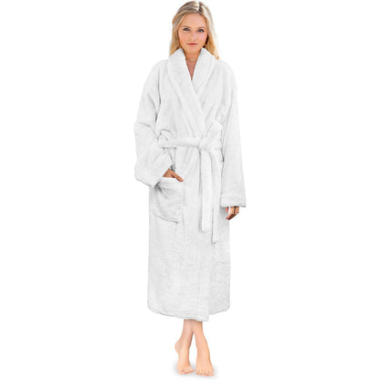 Ultra Soft Fluffy Plush Bathrobe