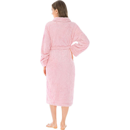 Ultra Soft Fluffy Plush Bathrobe