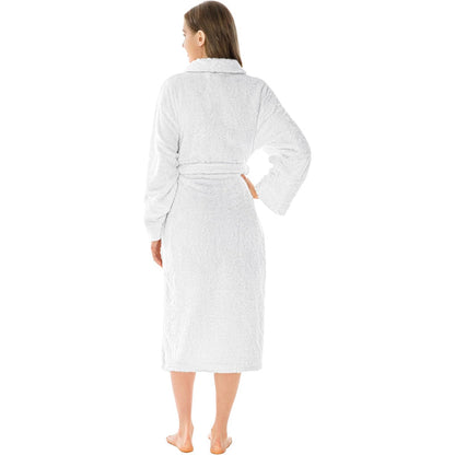 Ultra Soft Fluffy Plush Bathrobe