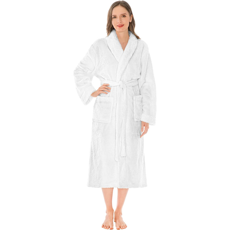 Ultra Soft Fluffy Plush Bathrobe