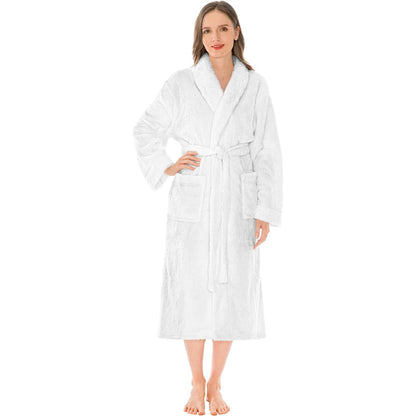 Ultra Soft Fluffy Plush Bathrobe