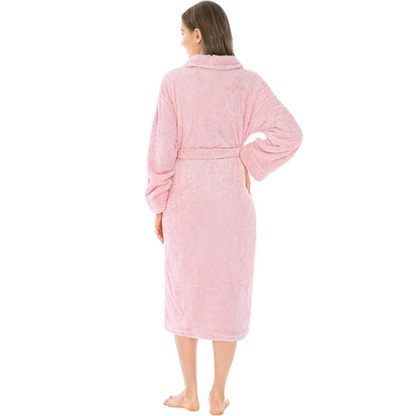 Ultra Soft Fluffy Plush Bathrobe