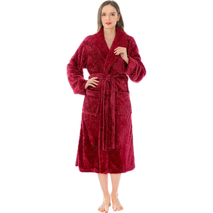 Ultra Soft Fluffy Plush Bathrobe