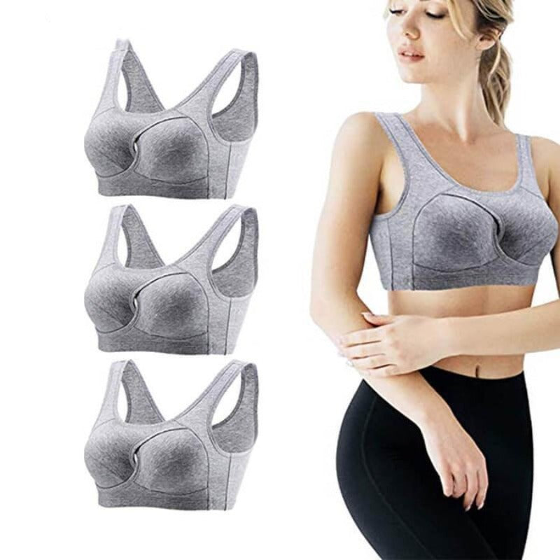 Pack of 3 Women's Anti Sagging Wirefree Bra