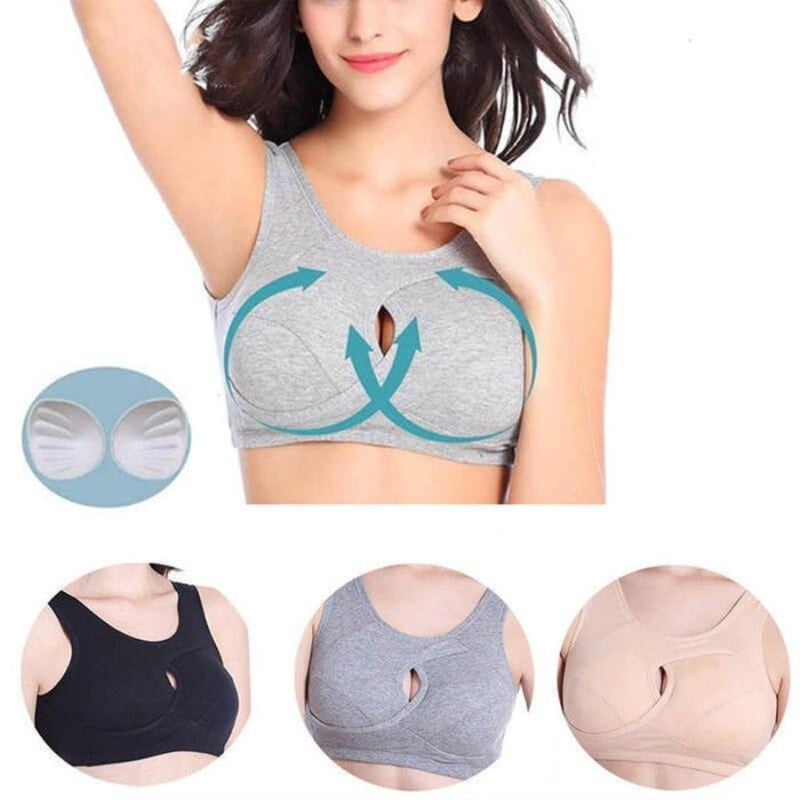 Pack of 3 Women's Anti Sagging Wirefree Bra