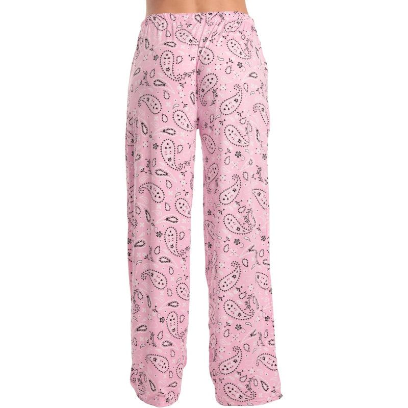 Western Bandana Print Pajama Pants