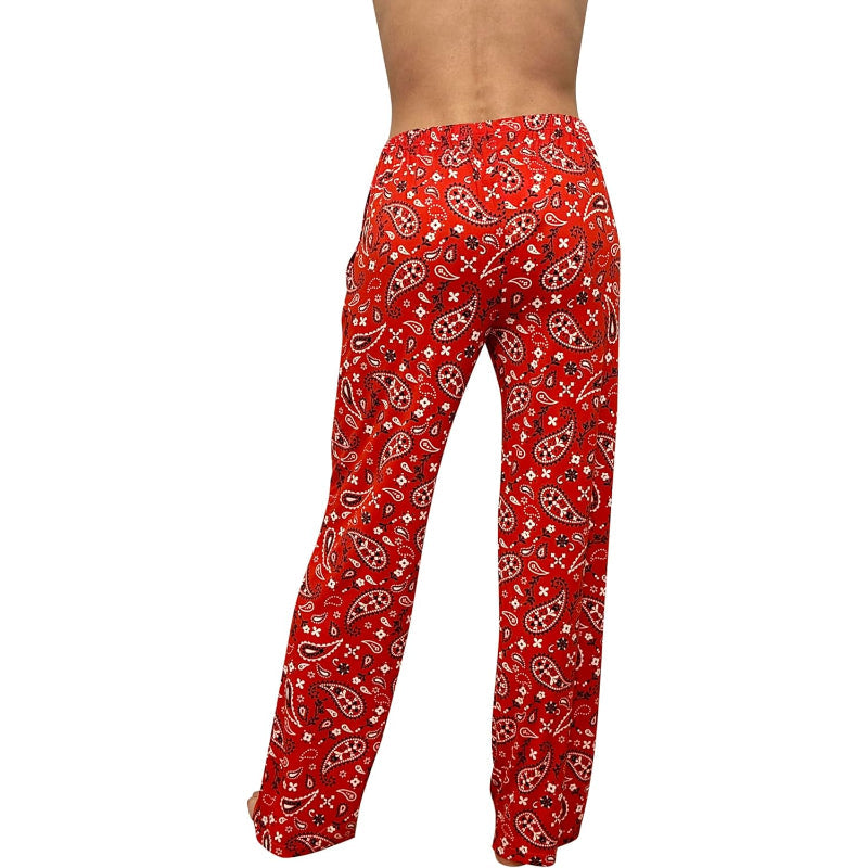 Western Bandana Print Pajama Pants