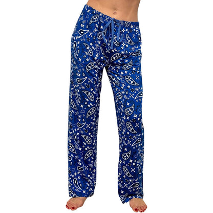 Western Bandana Print Pajama Pants