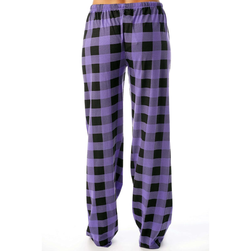 Buffalo Plaid Cotton Pajama Pants