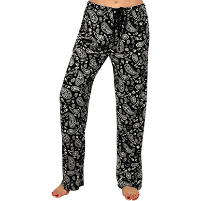 Western Bandana Print Pajama Pants