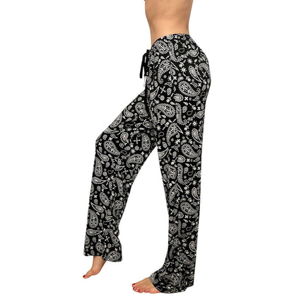 Western Bandana Print Pajama Pants