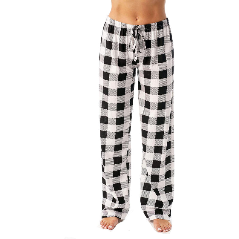 Buffalo Plaid Cotton Pajama Pants