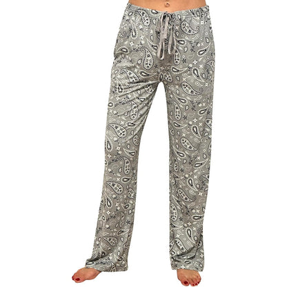 Western Bandana Print Pajama Pants