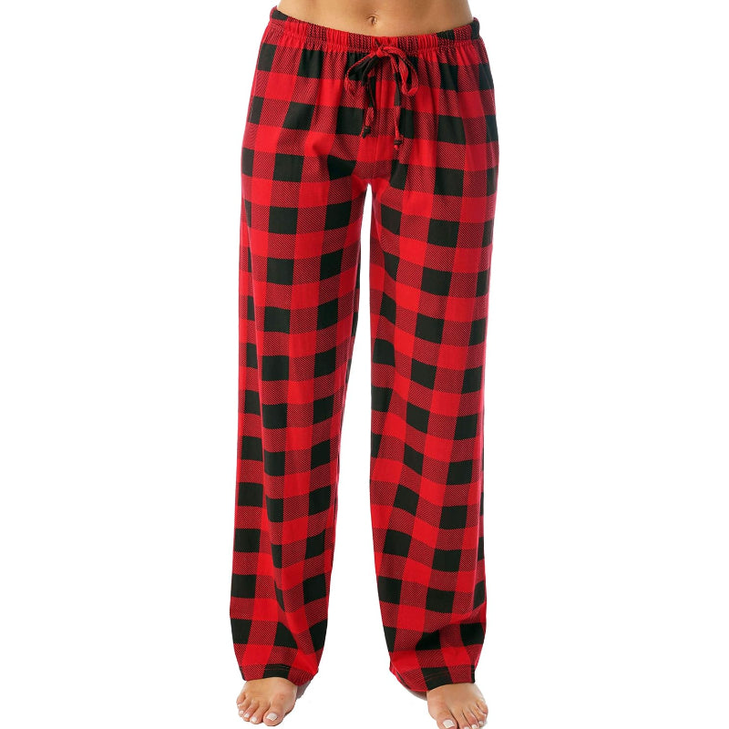 Buffalo Plaid Cotton Pajama Pants