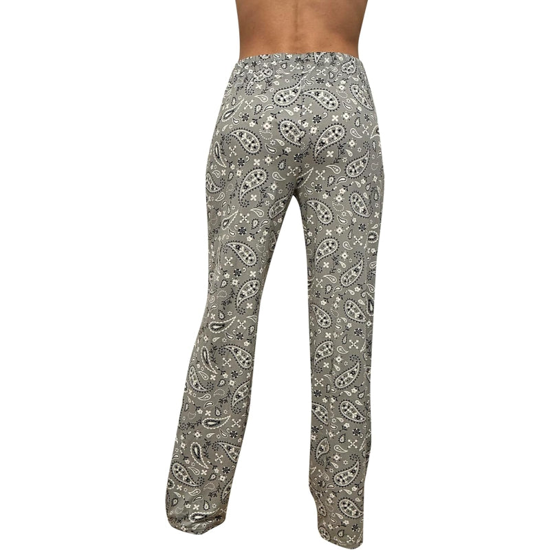 Western Bandana Print Pajama Pants