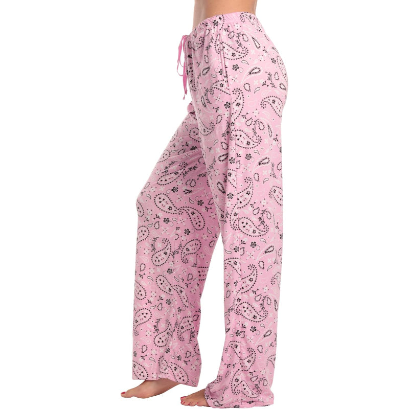 Western Bandana Print Pajama Pants