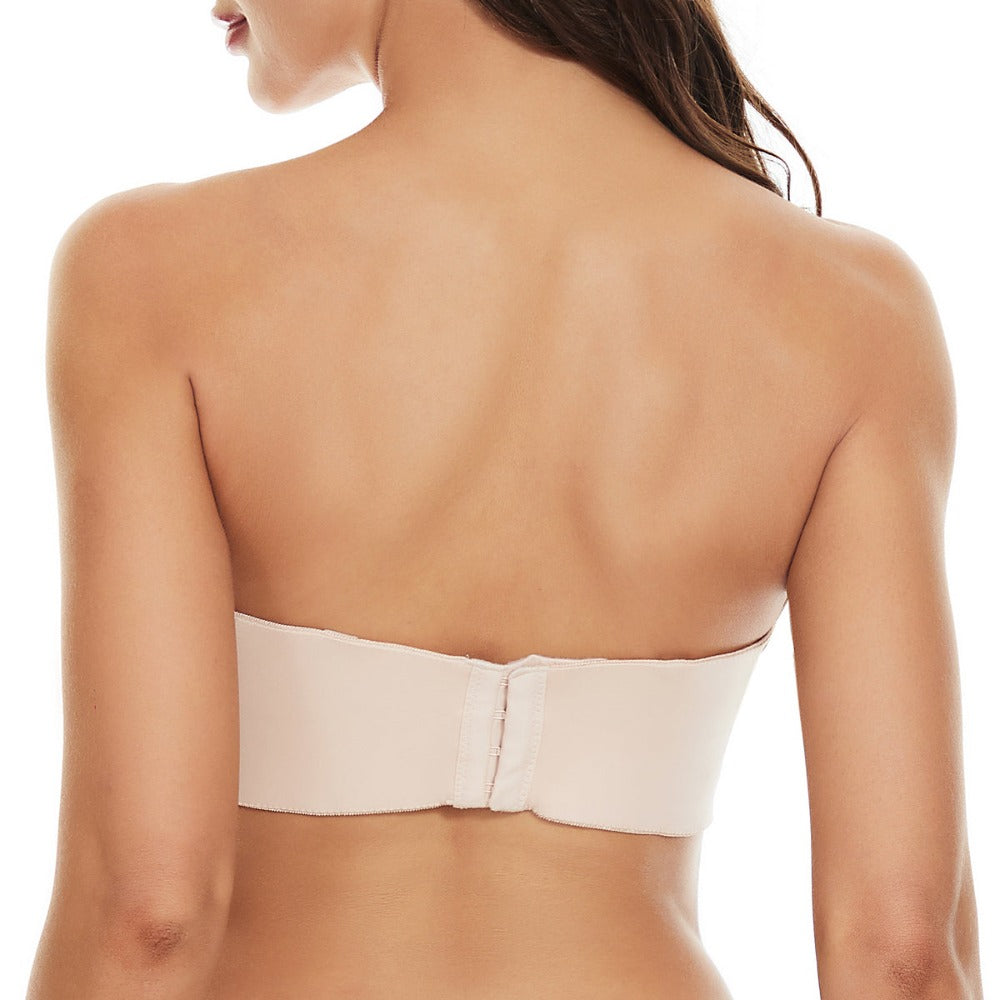 Women's Full Support Non Slip Convertible Bandeau Bra