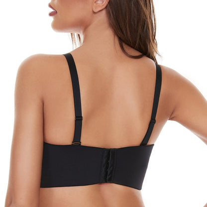 Women's Full Support Non Slip Convertible Bandeau Bra