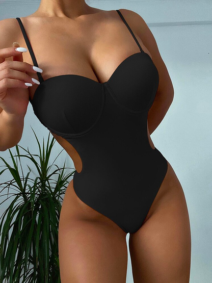 Padded Push Up One Piece Swimsuits