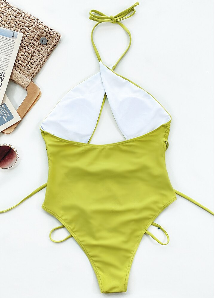 Bandage One Piece Swimsuit