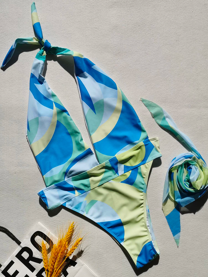 Sarong One Piece Swimsuit