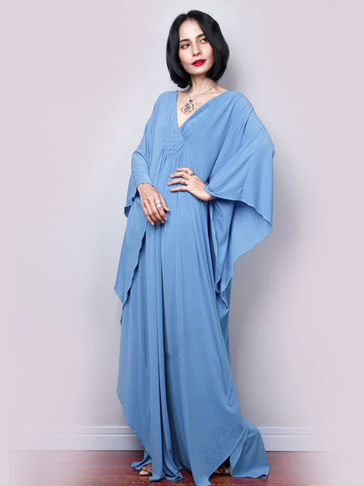 The Diamond Kaftan | V Neck Batwing Sleeve Kaftan | Swimsuit Coverup