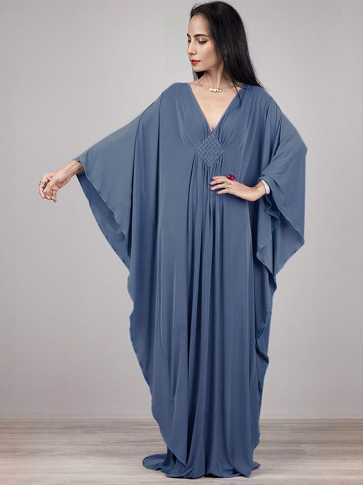 The Diamond Kaftan | V Neck Batwing Sleeve Kaftan | Swimsuit Coverup