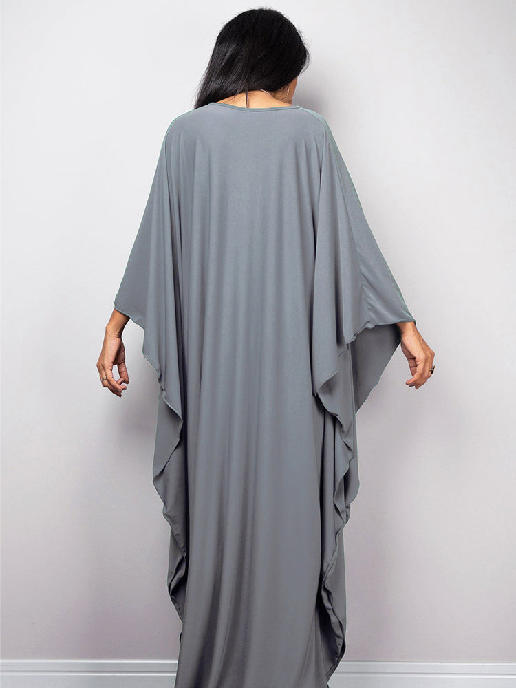 The Diamond Kaftan | V Neck Batwing Sleeve Kaftan | Swimsuit Coverup