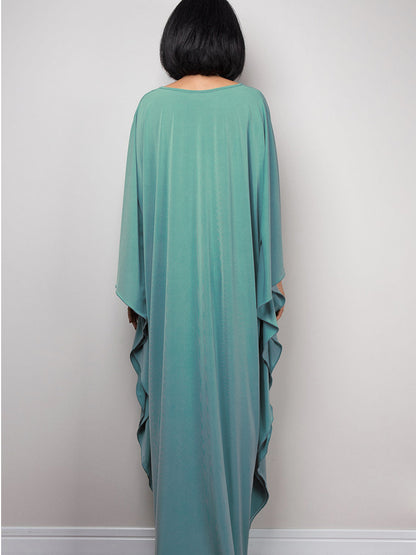 The Diamond Kaftan | V Neck Batwing Sleeve Kaftan | Swimsuit Coverup