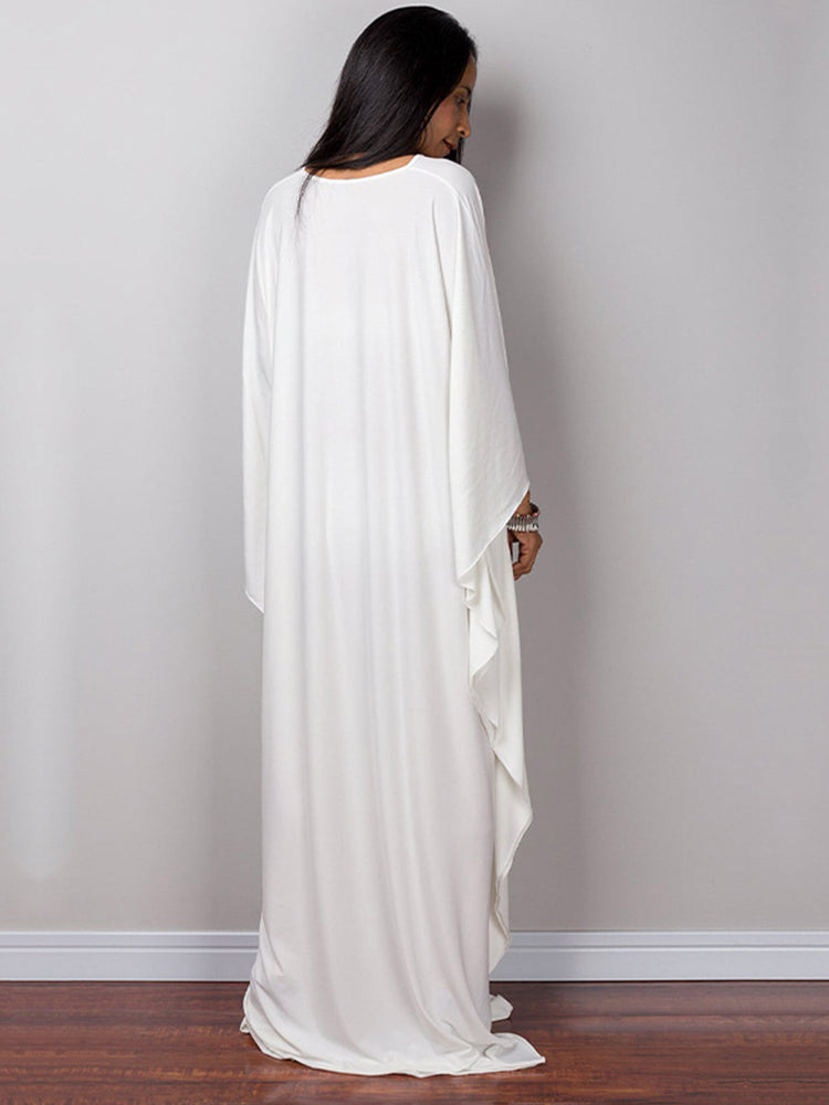 The Diamond Kaftan | V Neck Batwing Sleeve Kaftan | Swimsuit Coverup