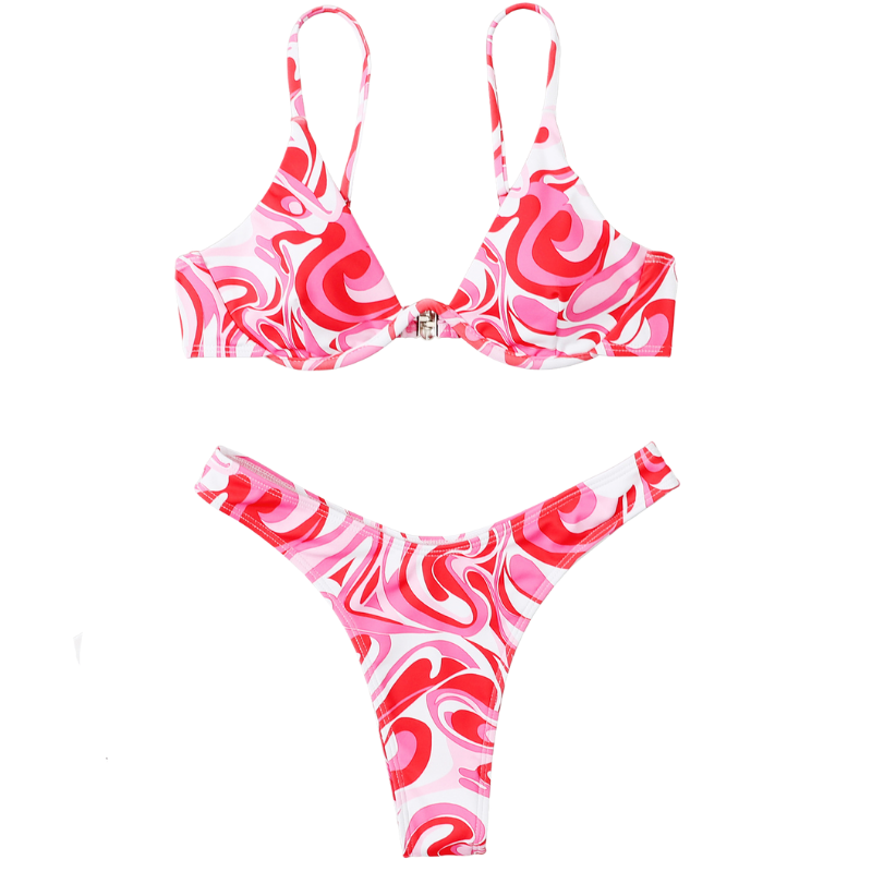 Abstract Printed Bikini