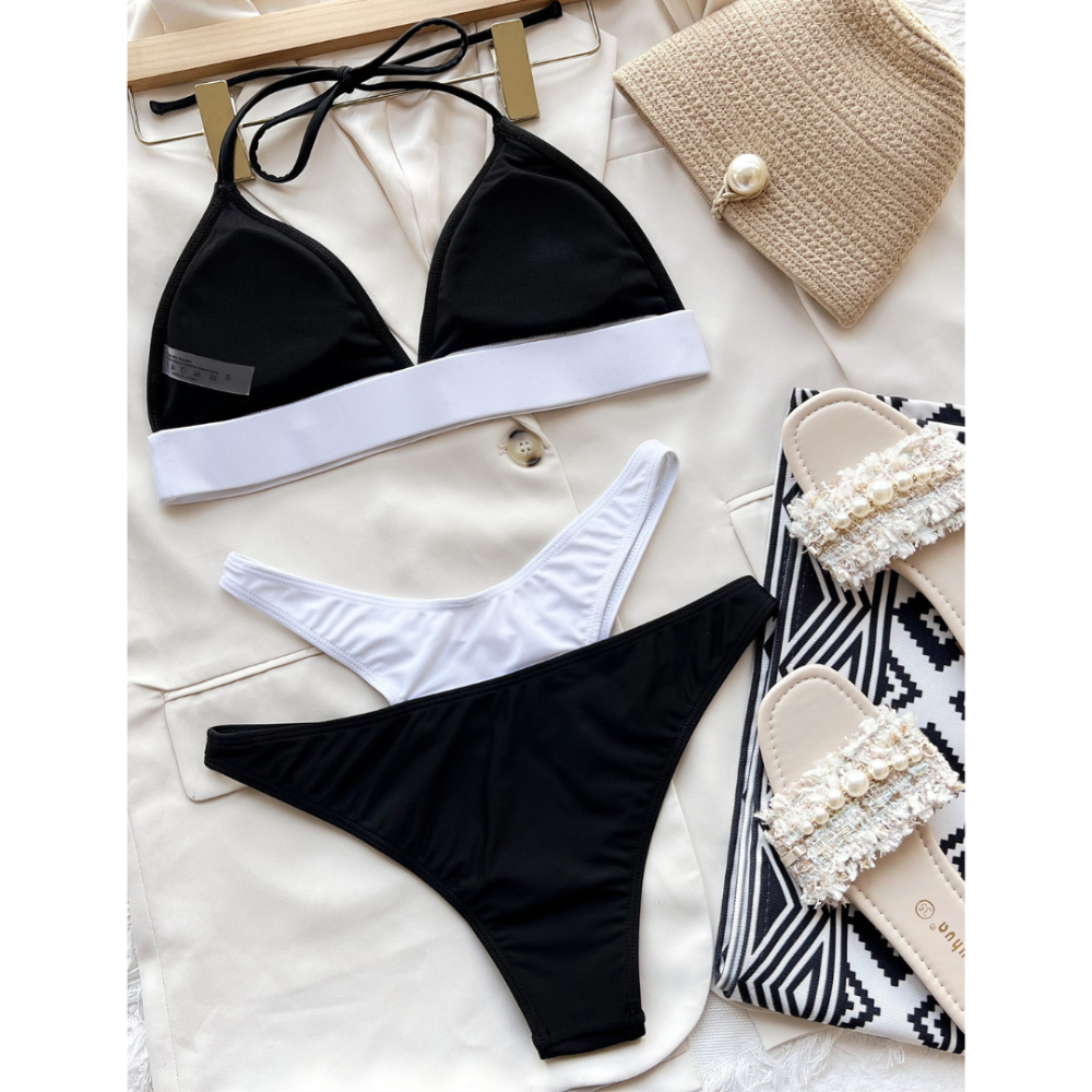 Split Necktie Bikini