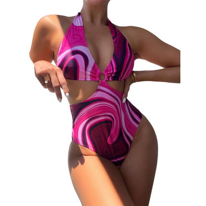 Pink Swirl Onesie