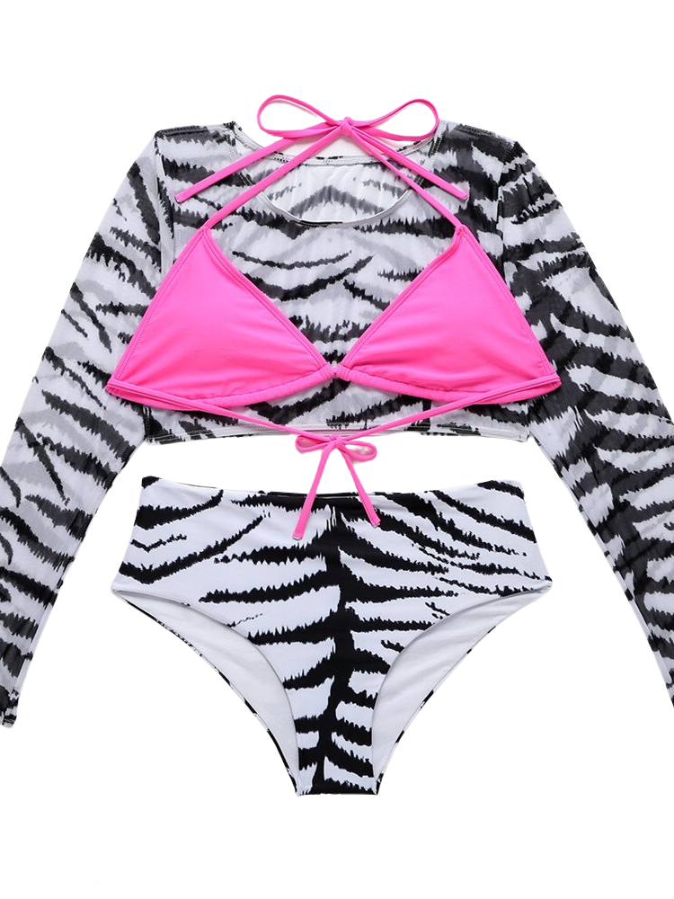 Long Sleeve Bikini Set