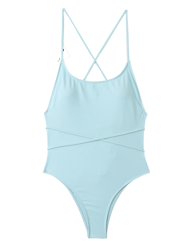 Bandage Backless Swimwear One Piece