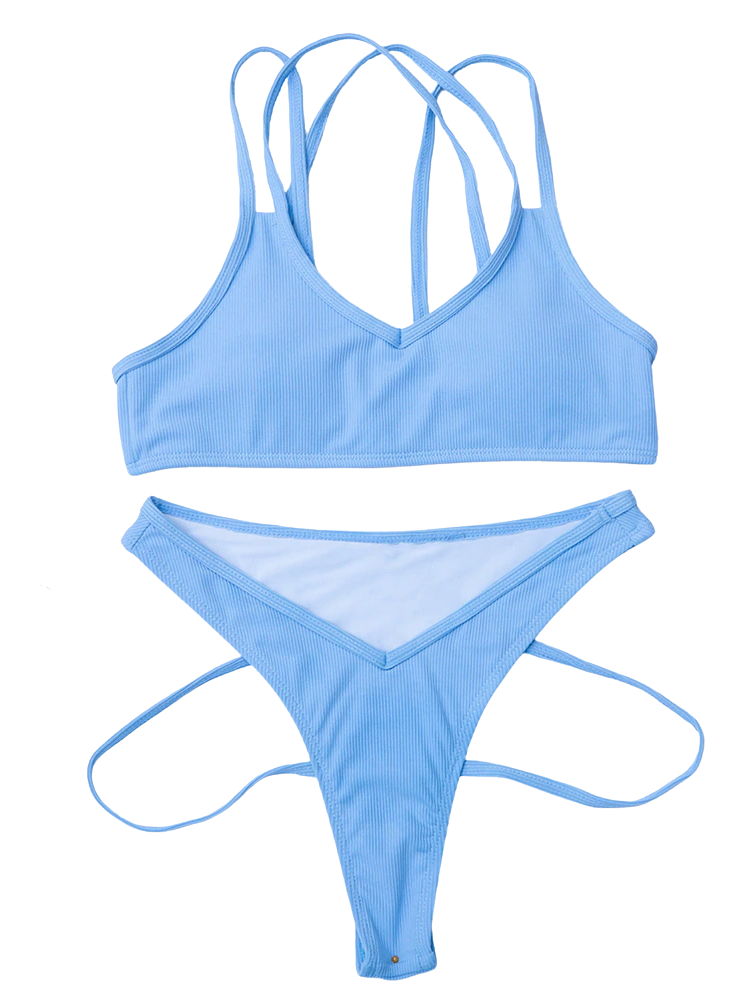 Solid Bathing Summer Bikini