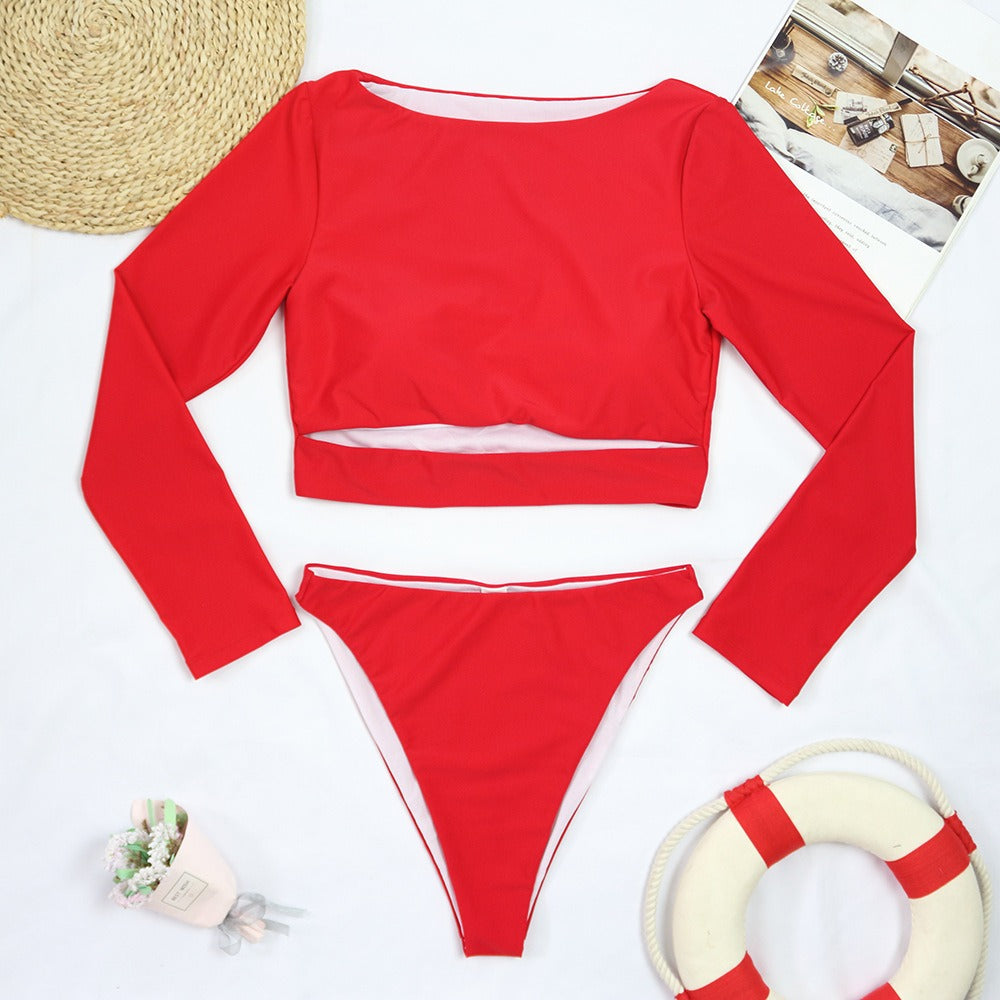 Long Sleeve Surfing Swimsuit