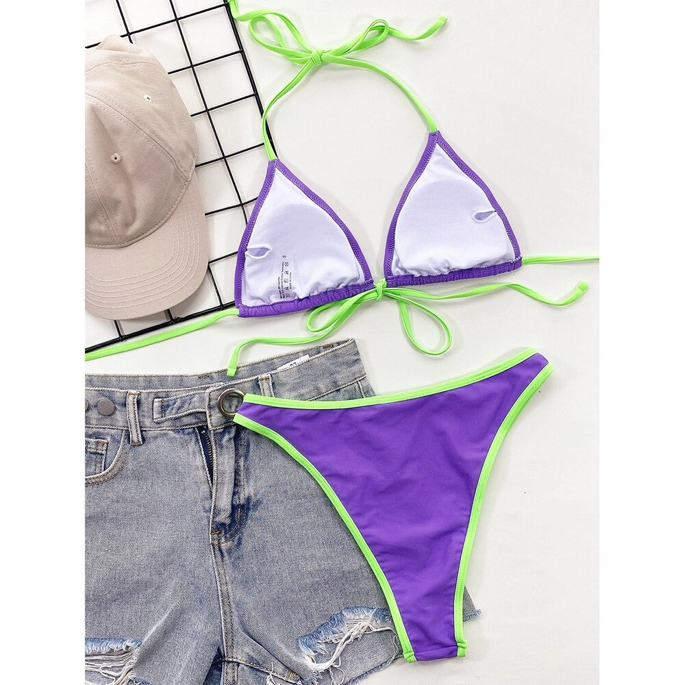 Two Pieces Tie-up Bikini