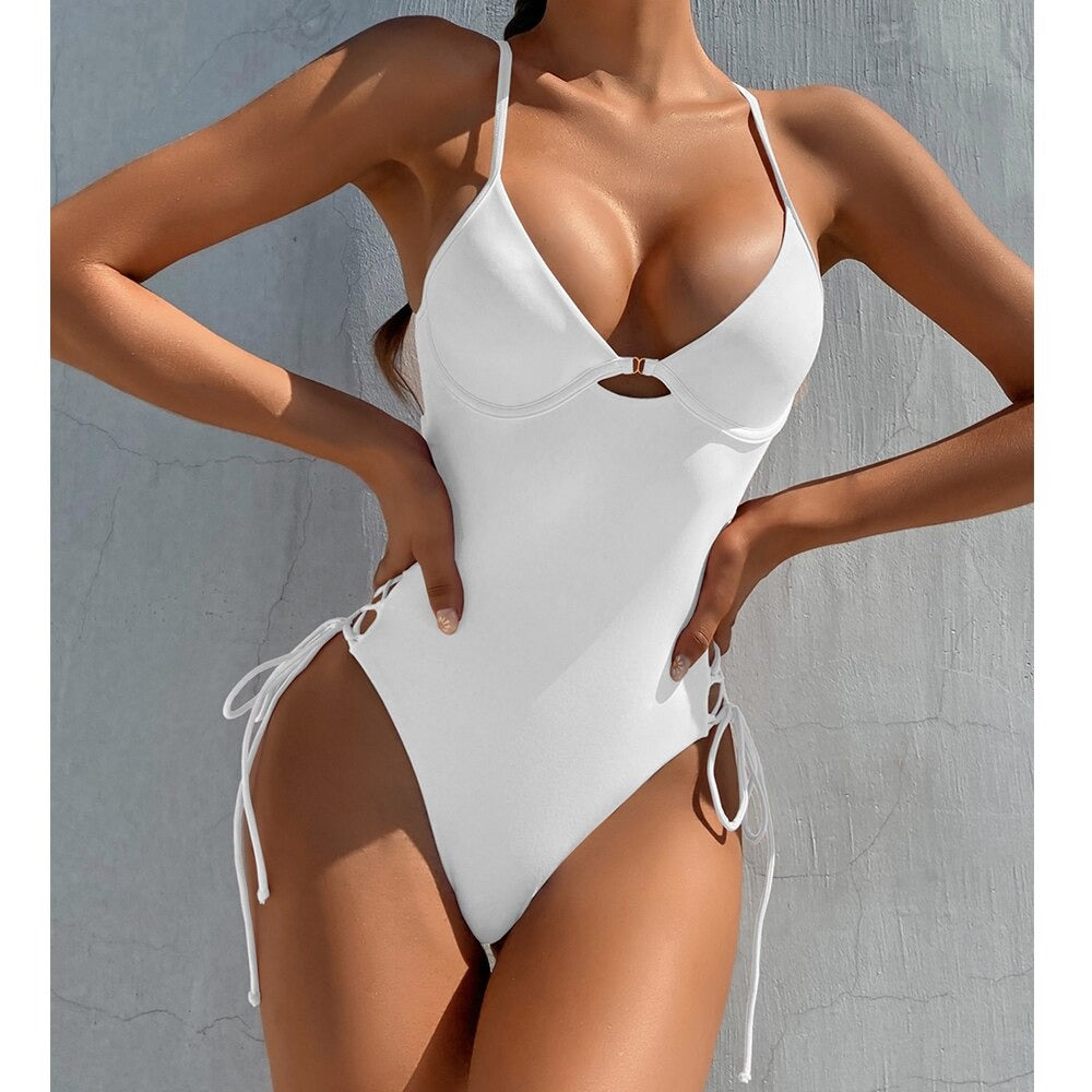 One Piece Bandage Swimsuit