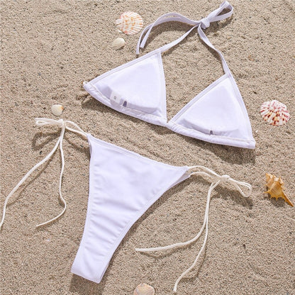 Diamond Crystal Bandage Bikini Set