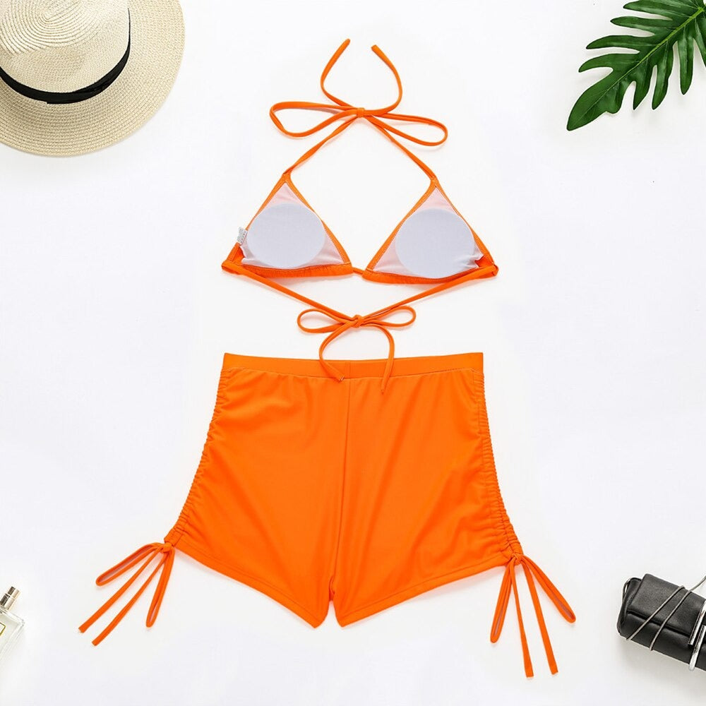 Halter Two Piece Bikini Set