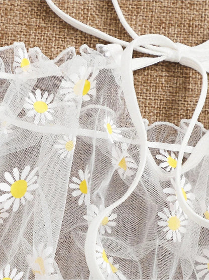 Dainty Two-Piece Daisy Lingerie