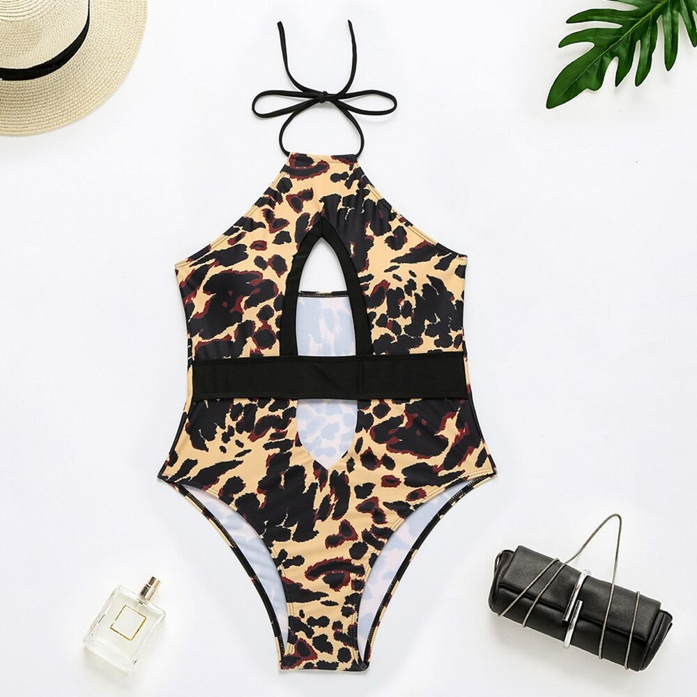 Halter Women Monokini Swimsuit