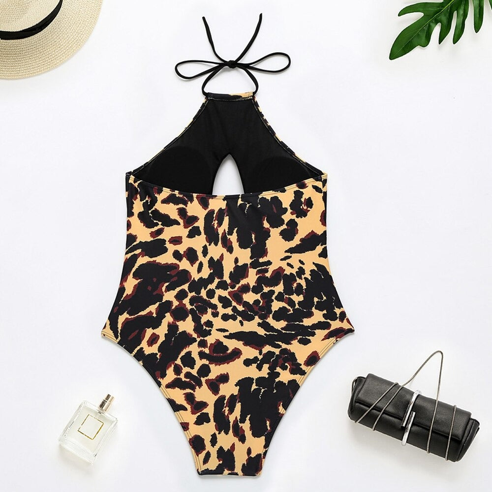 Halter Women Monokini Swimsuit