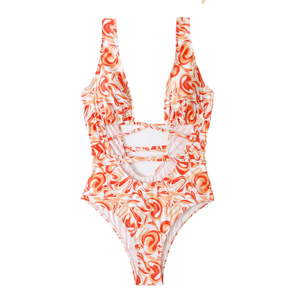 String Knot Waist Sling Bikini