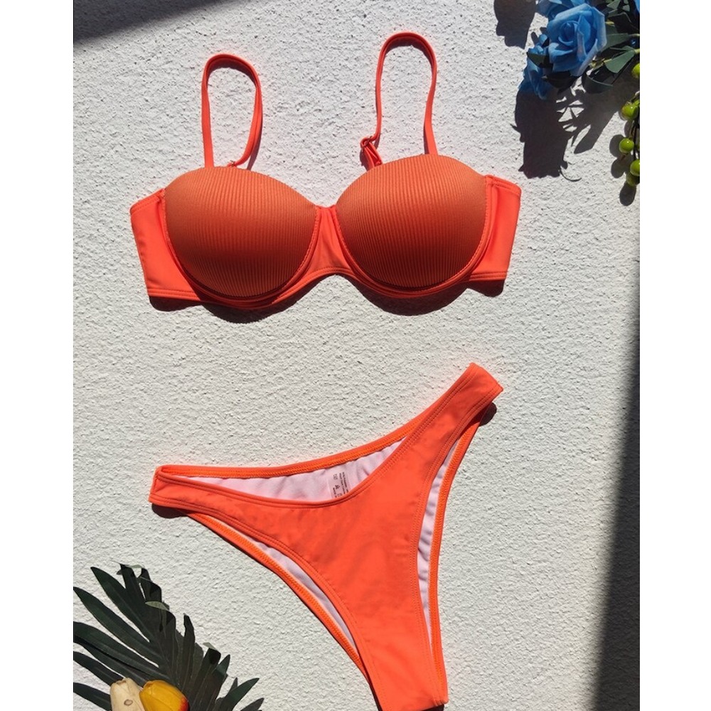 Two-Piece Push Up Swimwear