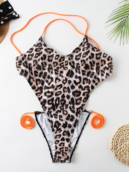 Print One Piece Swimsuit